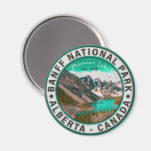 Banff National Park Moraine Lake Alberta Kanada Magnet (Vorderseite/Rückseite)