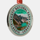 Banff National Park Moraine Lake Alberta Kanada Ornament Aus Metall (Rechts)