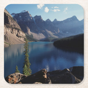 Banff National Park Moraine Lake Rechteckiger Pappuntersetzer