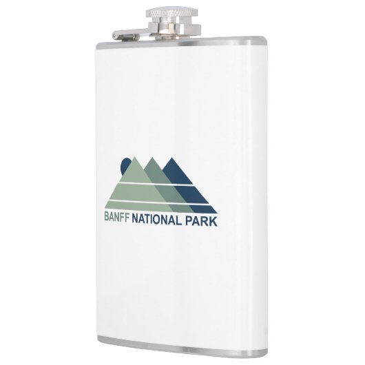 Banff National Park Mountain Sun Flachmann (Links)