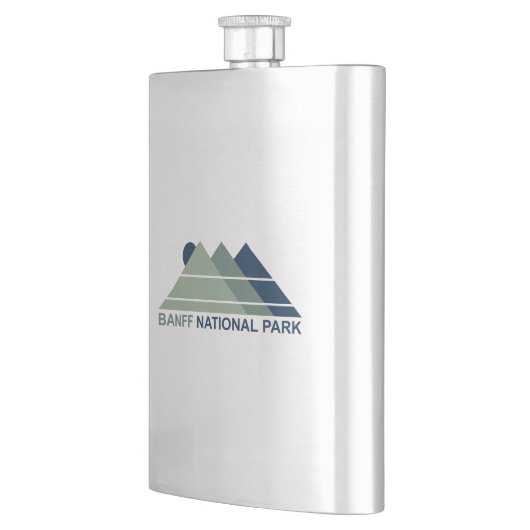 Banff National Park Mountain Sun Flachmann (Links)