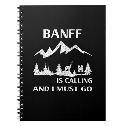 Banff National Park Notizblock (Vorderseite)