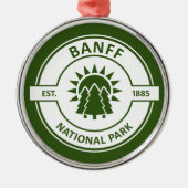 Banff National Park Ornament Aus Metall (Vorne)