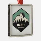Banff National Park Ornament Aus Metall (Rechts)