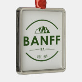 Banff National Park Ornament Aus Metall (Rechts)