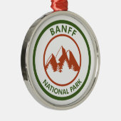 Banff National Park Ornament Aus Metall (Rechts)