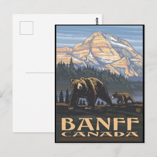 Banff National Park Postkarte (Vorne/Hinten)