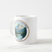 Banff National Park Retro Kaffeetasse (Vorderseite Links)