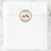 Banff National Park Runder Aufkleber (Tasche)