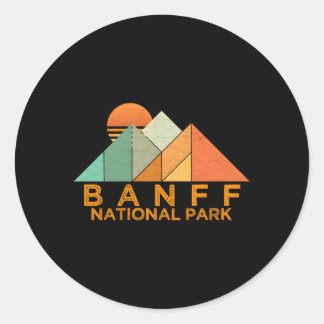 Banff National Park Runder Aufkleber