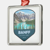 Banff National Park Shield Ornament Aus Metall (Links)