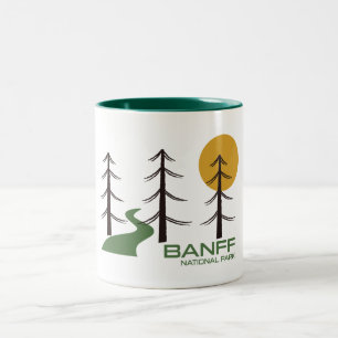 Banff National Park Trail Zweifarbige Tasse