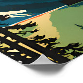 Banff National Park Travel Poster (Ecke)