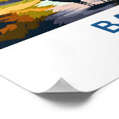 Banff National Park Travel Print Poster (Ecke)