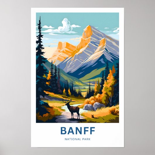 Banff National Park Travel Print Poster (Vorne)