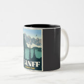 Banff National Park Travel Zweifarbige Tasse (VorderseiteRechts)