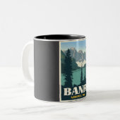Banff National Park Travel Zweifarbige Tasse (Vorderseite Links)