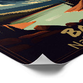 Banff National Park Vintag Poster (Ecke)