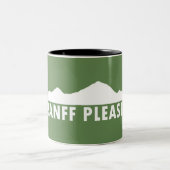 Banff National Park Zweifarbige Tasse (Mittel)