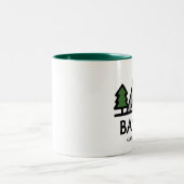 Banff National Park Zweifarbige Tasse (Mittel)