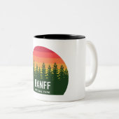 Banff National Park Zweifarbige Tasse (VorderseiteRechts)