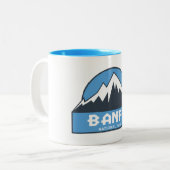 Banff National Park Zweifarbige Tasse (Vorderseite Links)