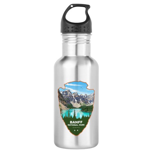 Banff-Nationalpark Alberta Arrowhead Edelstahlflasche (Vorderseite)