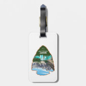 Banff-Nationalpark Alberta Arrowhead Gepäckanhänger (Rückseite vertikal)
