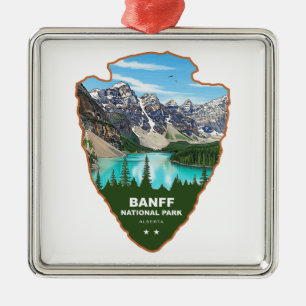 Banff-Nationalpark Alberta Arrowhead Ornament Aus Metall