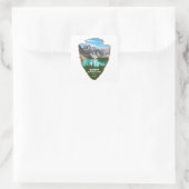 Banff-Nationalpark Alberta Arrowhead Quadratischer Aufkleber (Tasche)