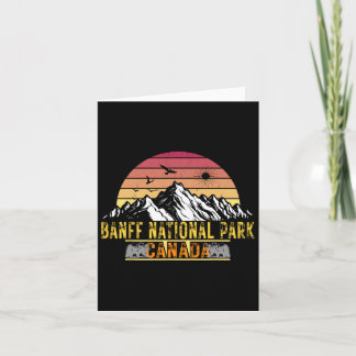 Banff Nationalpark Alberta Kanada Camping Wandern Karte