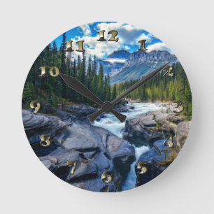 Banff Nationalpark Alberta Kanada Runde Wanduhr