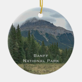 Banff Nationalpark Berg Keramik Ornament