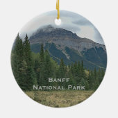 Banff Nationalpark Berg Keramik Ornament (Hinten)