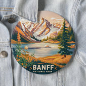 Banff-Nationalpark Button (Beispiel)