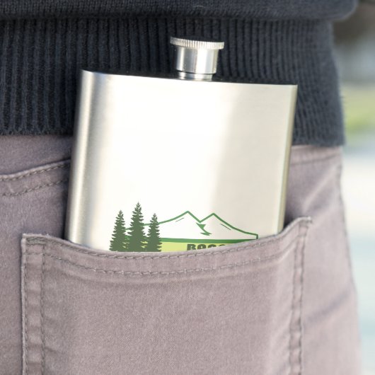 Banff Nationalpark Grüne Streifen Flachmann (Beispiel)