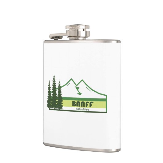 Banff Nationalpark Grüne Streifen Flachmann (Links)