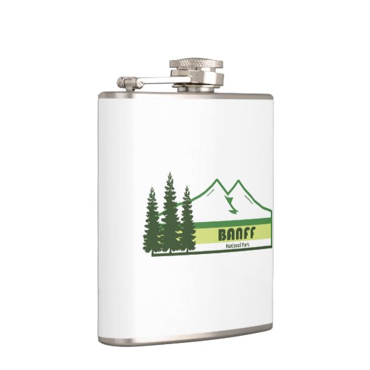 Banff Nationalpark Grüne Streifen Flachmann (Rechts)