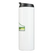 Banff Nationalpark Grüne Streifen Thermosbecher (Nach rechts gedreht)