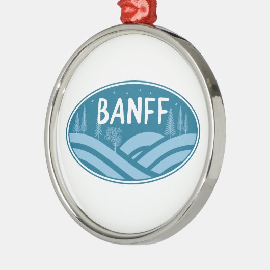 Banff Nationalpark im Freien Ornament Aus Metall (Links)