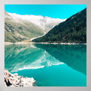 BANFF NATIONALPARK ISLAND POSTER