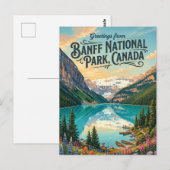 Banff-Nationalpark Kanada Postkarte (Vorne/Hinten)
