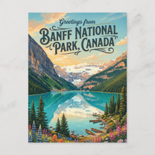 Banff-Nationalpark Kanada Postkarte