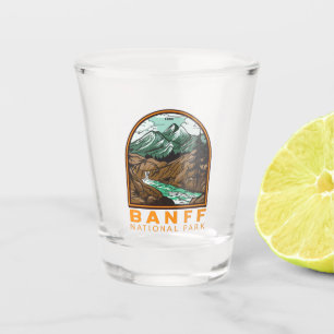 Banff Nationalpark Kanada Reise Vintage Schnapsglas