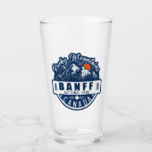 Banff Nationalpark Kanada Vintag erschüttert Glas (Vorderseite)