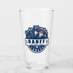 Banff Nationalpark Kanada Vintag erschüttert Glas