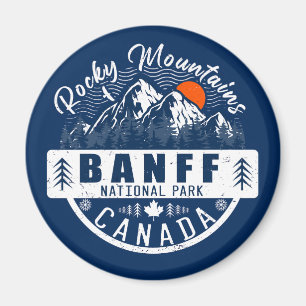 Banff Nationalpark Kanada Vintag erschüttert Magnet