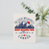 Banff Nationalpark Kanada Vintag erschüttert Postkarte (Stehend Vorderseite)