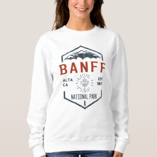 Banff Nationalpark Kanada Vintag erschüttert  Sweatshirt