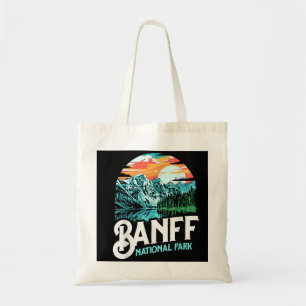Banff Nationalpark Lake Louise Kanada Vintage Gra Tragetasche